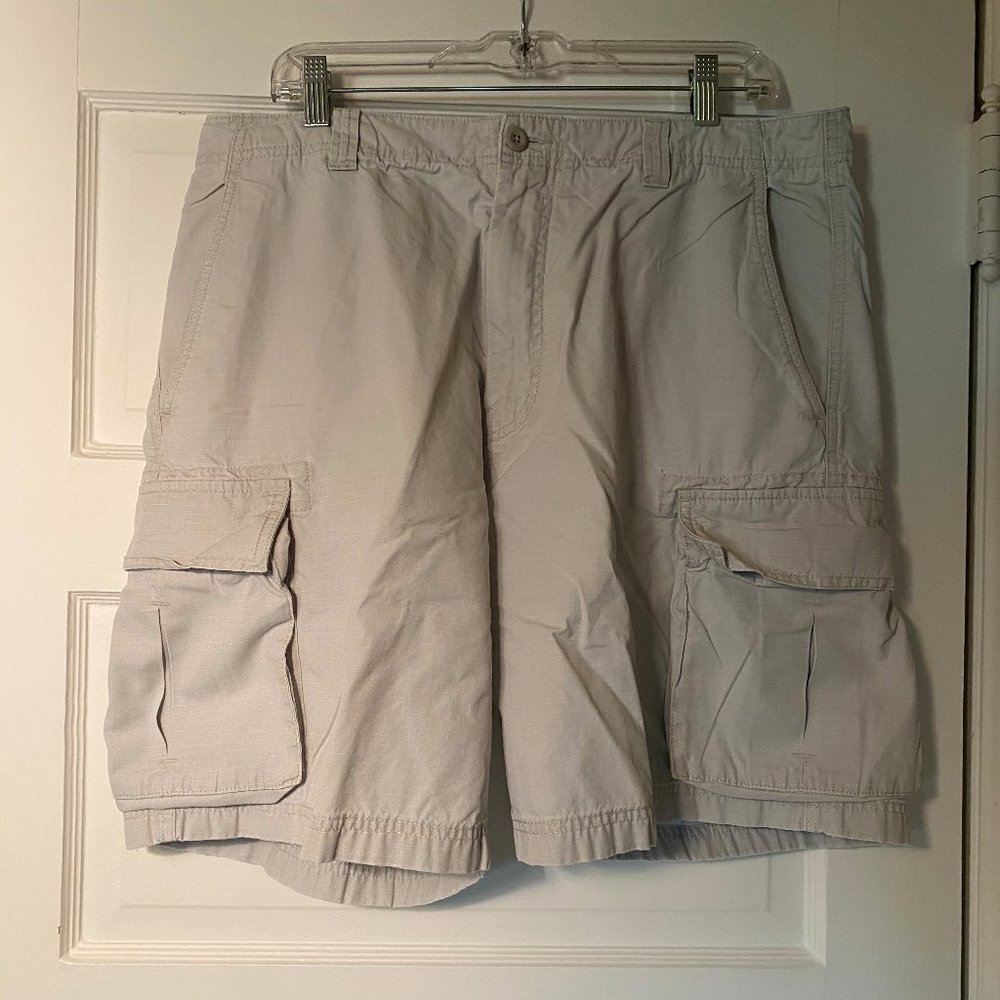 JCrew Distressed Cargo shorts size 36